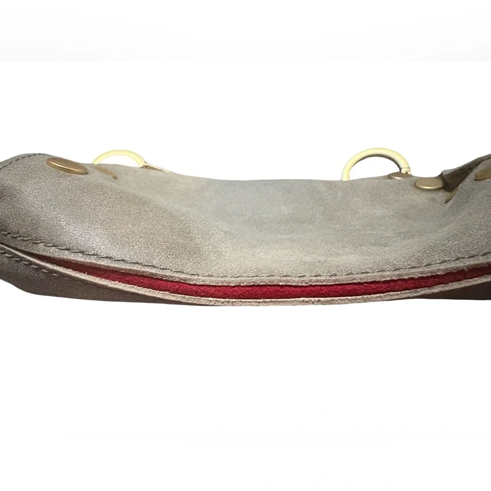 Hammitt Tony Small Pewter/Brushed Gold Red Zip - Picture 8 of 15